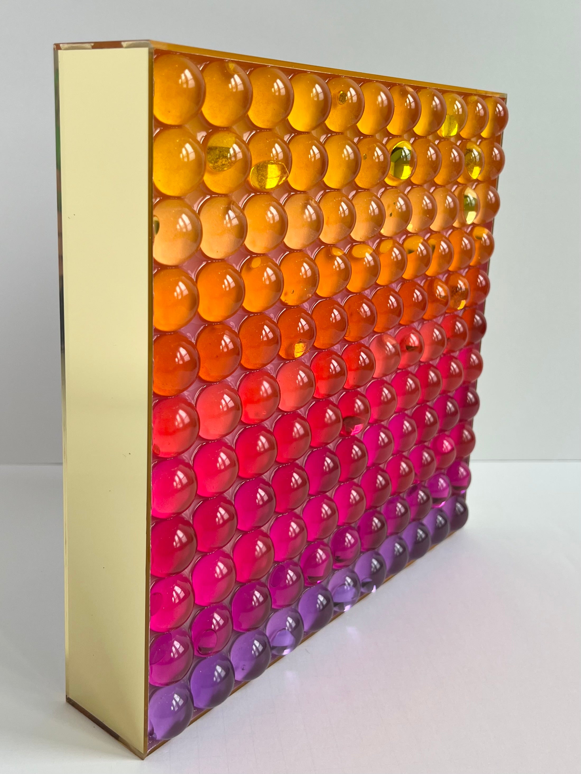 Spectrum in Gold: Color Study No. 4 (Amber-Magenta)