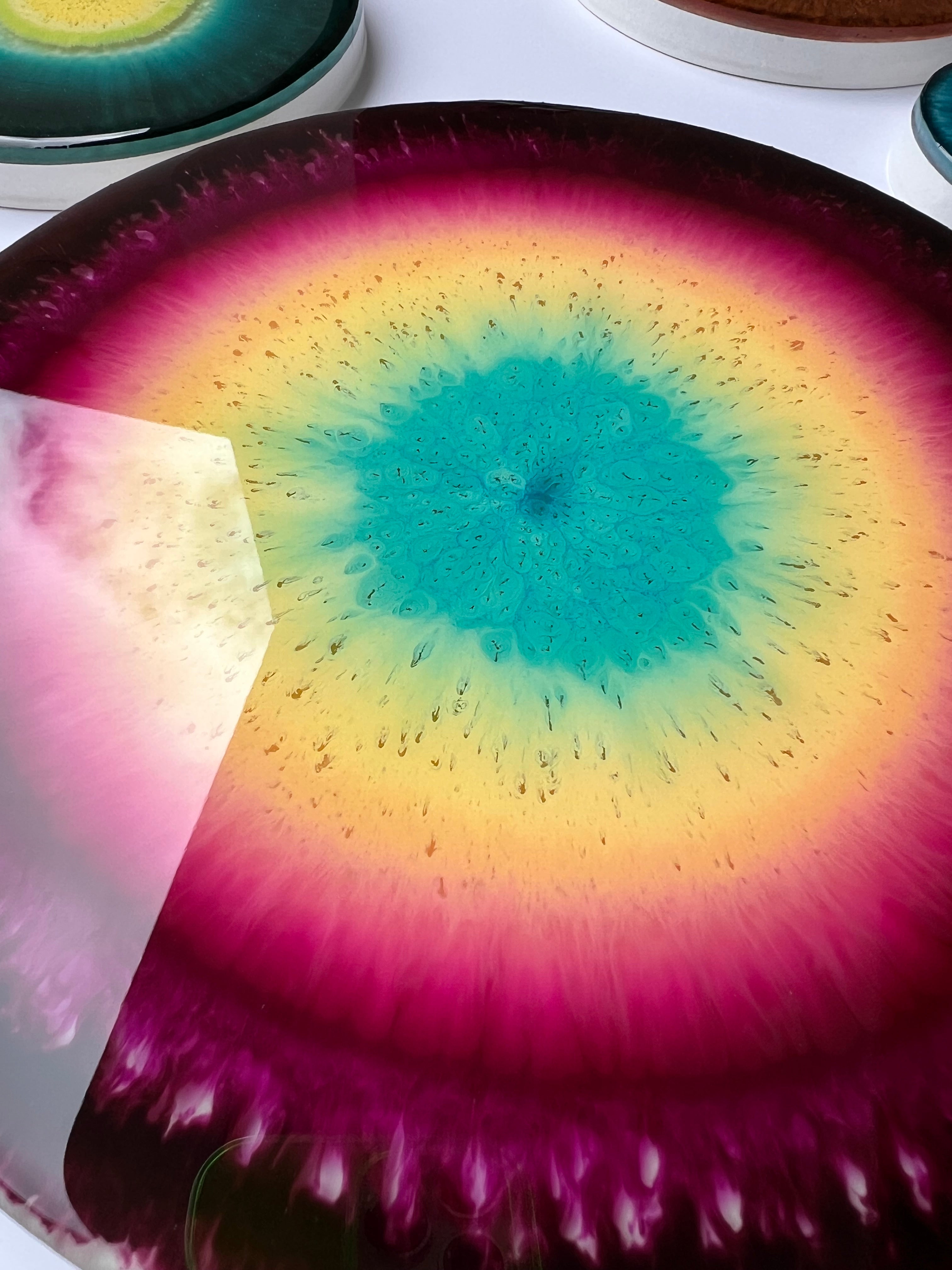 ‘Sunlit’ (Agate painting set of 11 pieces)