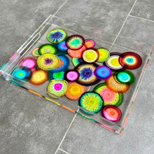 Load image into Gallery viewer, Clear Acrylic Agate Tray No. 2

